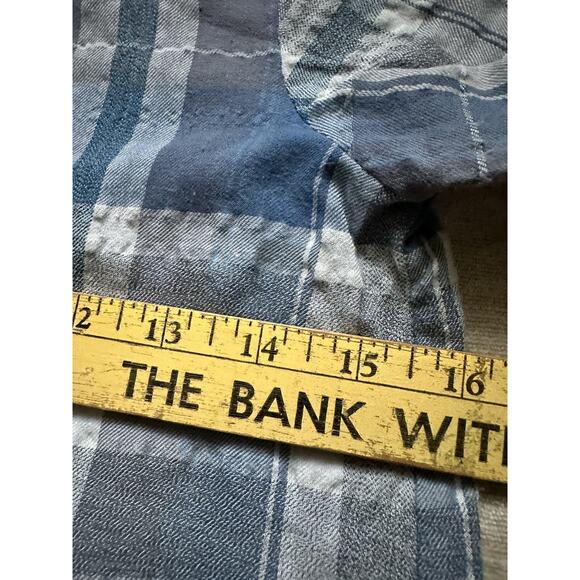 Burberry Girls' Check Print Light Blue Tunic Shirt Dress Size 16Y/140 Cm - Picture 7 of 12